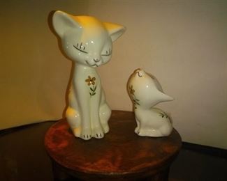 Cat and Kitten Ceramic Made in Japan