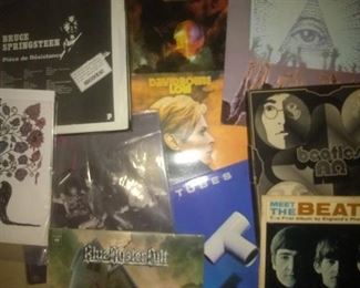 Bruce Springsteen Bootleg, Davis Bowie, Beatles, Tubes, Blue Oyster Cult, New York City Dolls, Rock, Early Punk and Psychedelic Rock