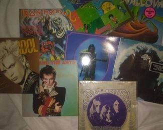 Billy Idol, Swallow, Nick Drake, Adam and the Ants, Iron Maiden, Procol Harum, Bob Dylan Greatest Hits with Color Poster