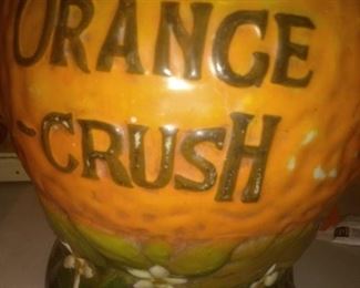 Vintage Wards Orange Crush Soda Syrup Dispenser Without Top Highest Bid So Far $750