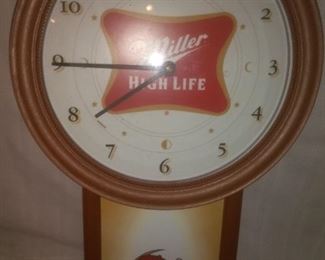 Miller High Life Clock