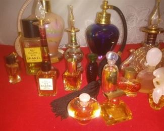 Vintage Perfume Bottles, Atomizers, Chanel, Gucci and more
