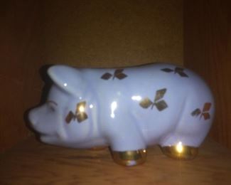 Vintage Ceramic Painted Bank Japan