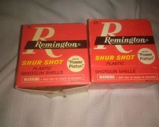 2 Boxes Remington Shur Shot Plastic Shotgun Shells