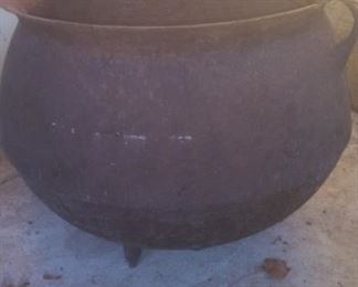 Vintage Large Metal Cauldron