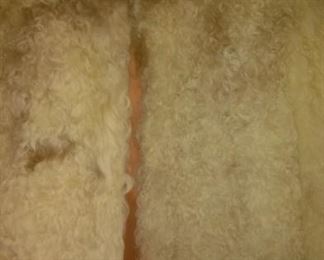 Vintage Mongolian Curl Lamb Fur Coat