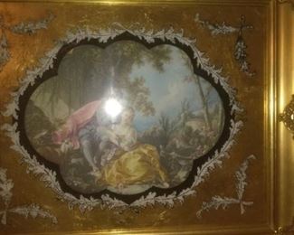Victorian Gold Guild Mirror Picture