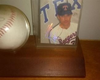 Nolan Ryan Ball and Card
