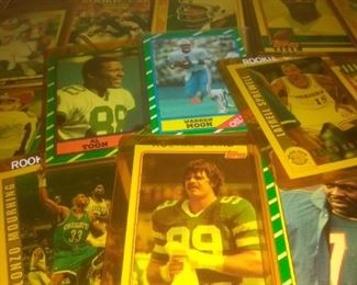 Vintage Rookie Football Basketball