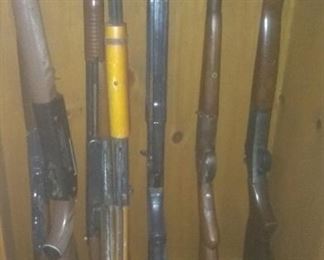 Vintage Shotguns, Pellet, and BB Guns
