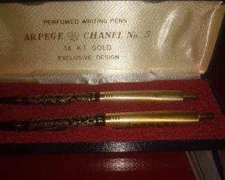 Vintage Chanel No5 Writing Pen Set