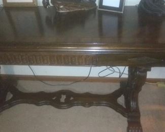 Vintage Mahogany Communion Table