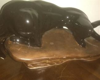 Black Panther On A Rock