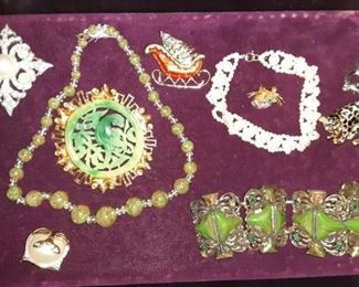 Vintage Asian and Art Deco Jewelry