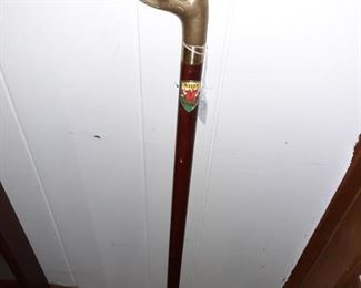 Vintage Brass Duckhead Walking Cane