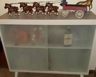 Mid Century Grey Cabinet Bar
