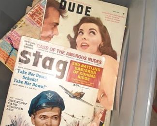 Vintage Adult Magazine's The Dude, Stag, Playboy, Penthouse, And More...