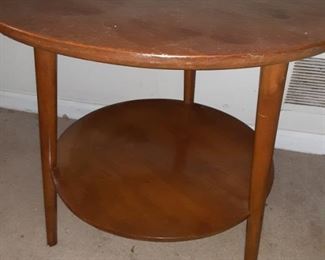 Mid Century Round Side Table