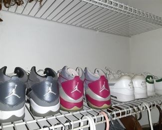 Womes Jordan's and Adidas Tennis Shoes