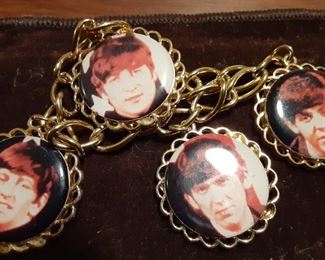 Gold Tone Beatles Bracelet