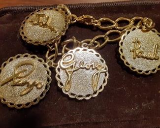 Gold Tone Beatles Bracelet