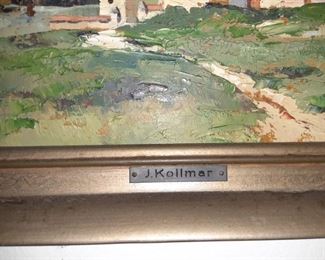 J Kollmar Oil Painting