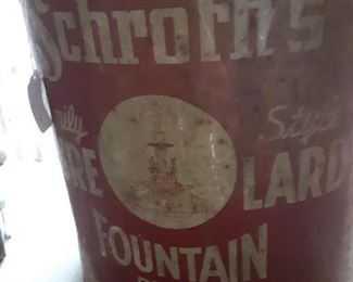 SCHRORH'S LARD CAN