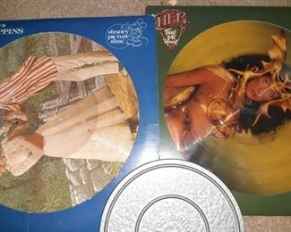 Marry Poppins and Cher Picture Discs