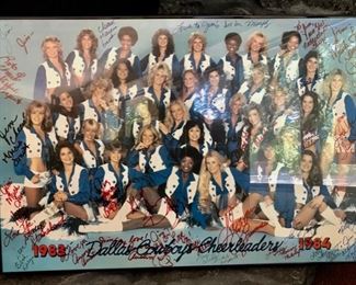 1983-1984 Dallas Cowboy Cheerleaders - Signed