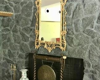 Gong, Large Gilt Mirror and more