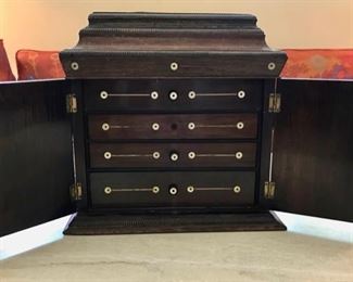 MOP and Brass Chest C. 1820s - 1830's