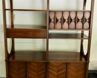 House & Herrmann 2 Piece Buffett and Hutch - Finished on all 4 sides - Could also be Room Divider