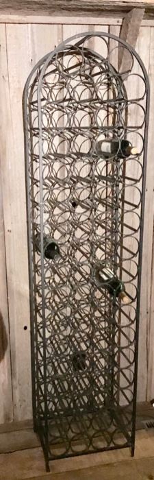 Wrought Iron Wine Rack