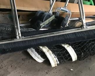 Tennis Court Brushes, Net, and other Accessories