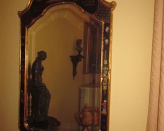Asian Inspired Ornate Mirror