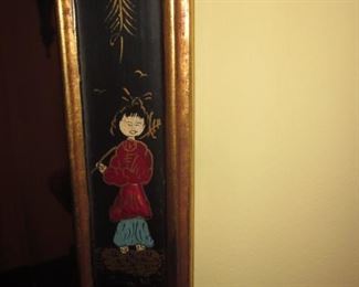 Asian Inspired Ornate Mirror