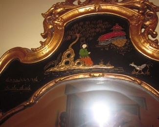 Asian Inspired Ornate Mirror
