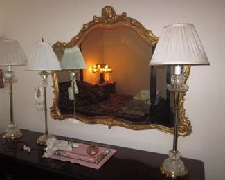 More Ornate Gold Gilt Mirrors