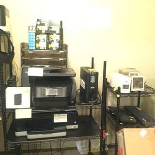 Office Shelving and HP Printers