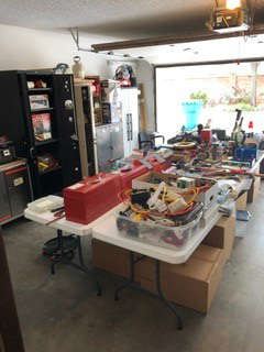 Lots of Garage Items including Tool Cases