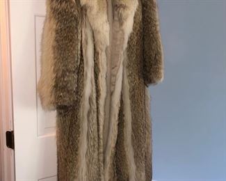 Coyote fur coat!