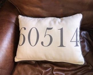 Cute Clarendon Hills pillow!