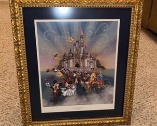 Disney framed wall art
