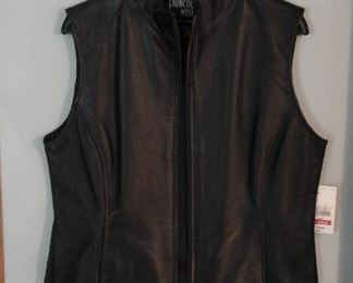 New Junction West leather vest