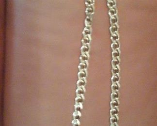 Vintage Givenchy gold tone chain necklace 