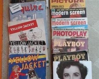 Yellow Jacket Georgia Tech student magazine, Motion picture, Modern Screen, Photoplay, Playboy and Elizabeth Taylor The life of a Hollywood Legend. 