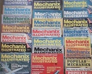 Mechanix Illustrated and Popular Mechanics magazines 