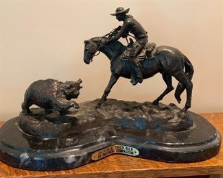 F. Remington "Double Trouble"