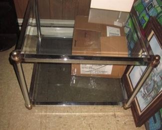 Chrome & Glass Tables