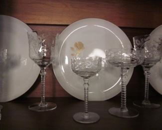 Royal M Mita China by Mitashoten Japan "Dayna" M122 Gold Rose